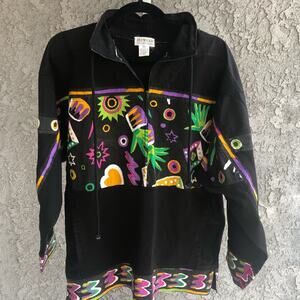 Vintage Funky Print Jacket